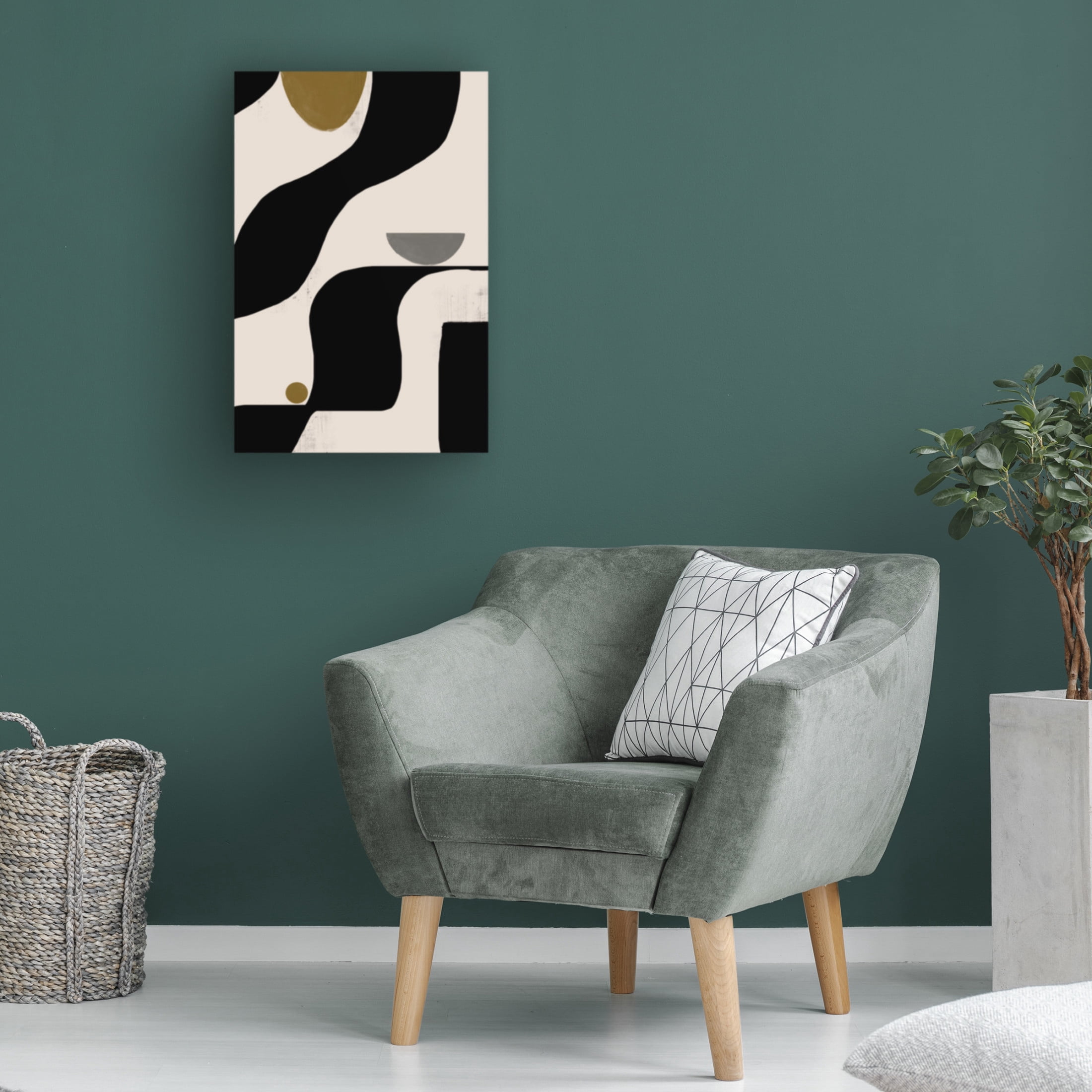 Trademark Fine Art THE MIUUS STUDIO Abstract Art No2 Canvas Wall Art