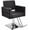 Black, variant on Olakula Barber Chair, Hydraulic Height Adjustable 360 Swivel Salon Styling Chair with Footrest, Black PVC Leather for Barber Shop & Home Spa(Black)