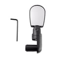 thumbnail image 4 of EXHUMKY 2Pcs Black ABS Bike Handlebar Mirror for Cyclists Cycling Rear View Adjustable Angle 11.8x2x1.2in, 4 of 8