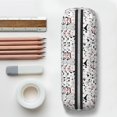 thumbnail image 6 of Uemuo Cute Cat Printed Leather Pencil Case, Pencil Pouch, Portable Pencil Bag, Pen Case for& Office, 6 of 7