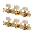 thumbnail image 1 of 1 Pair Gold Guitar Tuning Pegs Classical Guitar String Tuning Pegs Tuners Machine Heads, 1 of 7