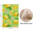 thumbnail image 6 of Smilayrd Summer Lemon Garden Flag 12.5x18 Small Vertical Double Sided Decorative Spring Floral Leaves Green Yellow Lemon Flag For Outside Yard Lawn Outdoor Decoration, 6 of 6