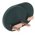 thumbnail image 4 of Estante para secador de pelo montado en la pared, ahorra espacio, sin perforaciones, almacenamiento de cable, soporte para secador de pelo para baño, color verde, 4 of 14