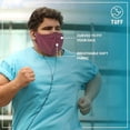 thumbnail image 5 of TUFF XL Face Mask for Adults 5 Pack (Black, Gray, Navy, Blue, Maroon) C-Shaped Design for Easy Breathing, Adjustable Ear Loops, Washable & Reusable, 5 of 8