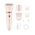 thumbnail image 1 of Afeitadora eléctrica 3 en 1 para mujer, depiladora facial, afeitadora indolora en seco y húmedo para bikini, piernas y axilas (rosa), 1 of 5