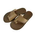 thumbnail image 2 of AXXD Women's Sandals Summer Brown Comfort Flat Toe Fitting Sandals Bottomed Mothers Day, 2 of 3