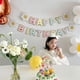 thumbnail image 4 of Decoración de fiesta de cumpleaños de margaritas, pancarta de guirnalda de flores blancas, decoración de fiesta de cumpleaños, suministros de banderines de escena decorados, 4 of 5