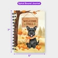 thumbnail image 5 of Welcome Fall Scottish Terrier Cozy Autumn Field Pumpkins Golden Leaves Spiral Bound Journal Scottie Dog Lover Gifts 5x7in Spiral Notebook - 12013, 5 of 5