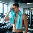 thumbnail image 5 of Cooling Towel, Ice Cool Towel for Neck and Face Microfiber Soft Breathable Chilly Rag for Yoga, Sports, Golf, Gym, Running, Workout, 5 of 5
