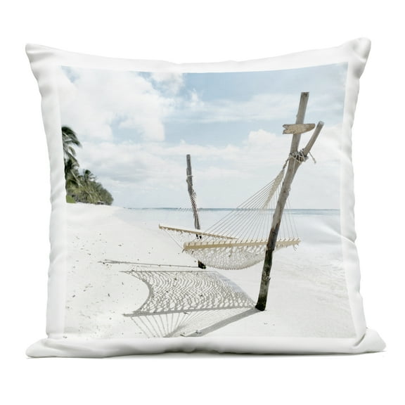 Stupell Industries Beachside Idyll Scene Outdoor Printed Pillow design by Noah Bay, 18 x 7 x 18