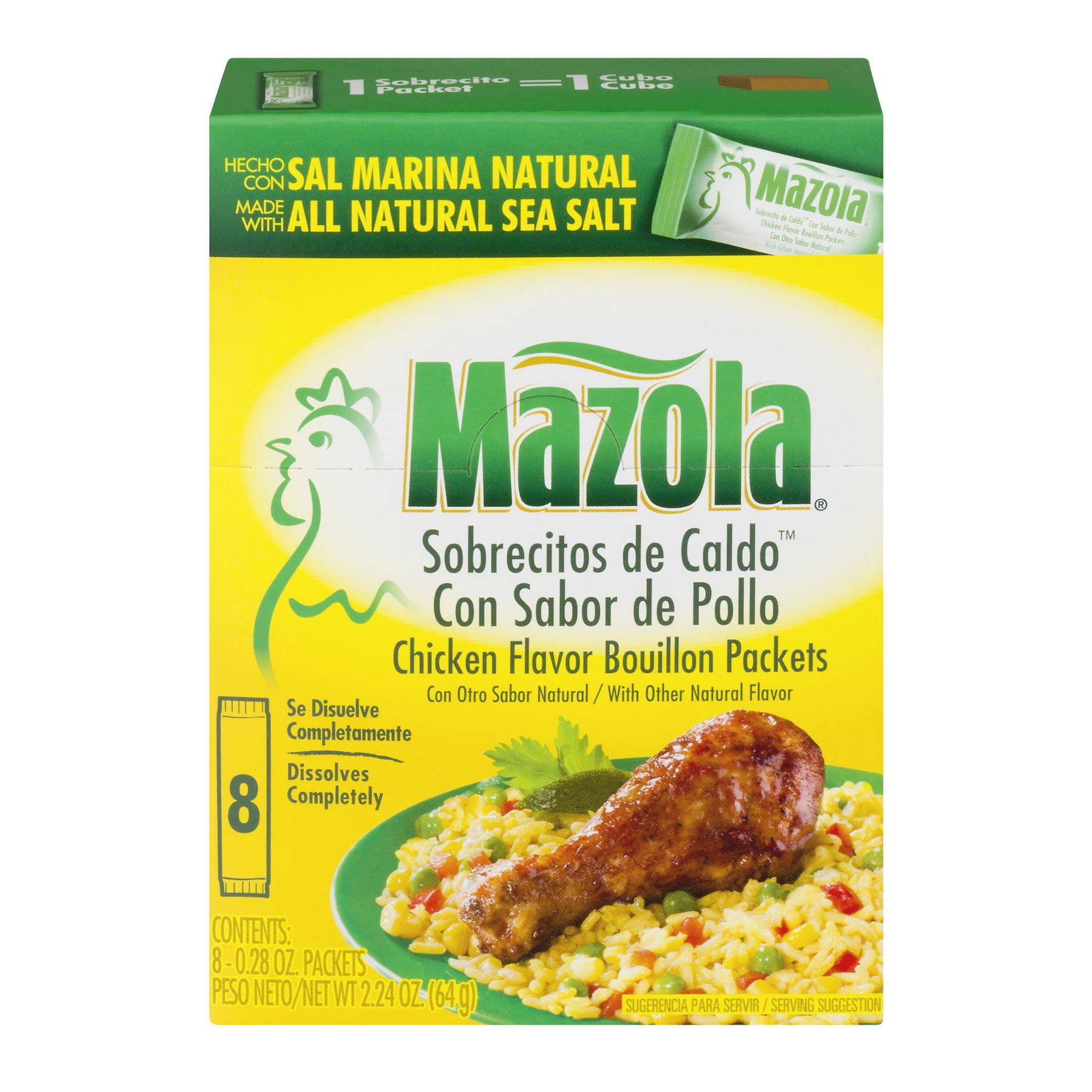 Mazola Chicken Flavor Bouillon Packets 8 Count