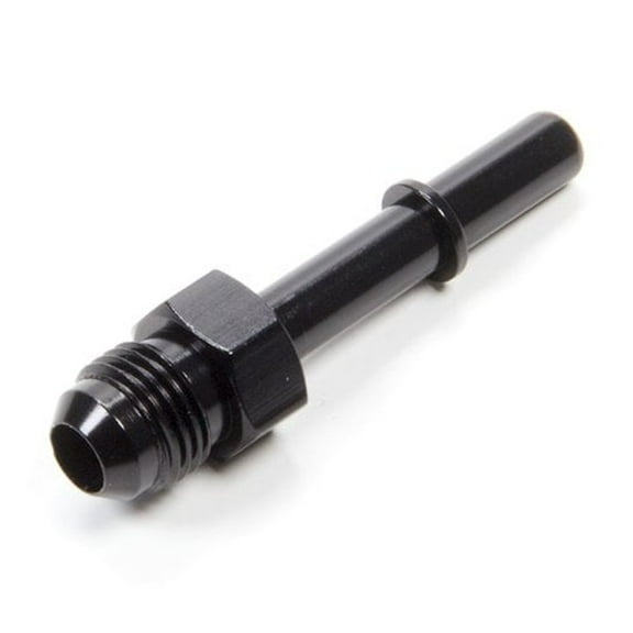 Fragola EFI Fuel Adapter Fitting #6 x 5/16  Black