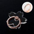 thumbnail image 1 of Diamond Cell Phone Ring Holder Stand Transparent Finger Grip Clear 360° Degree Rotation Kickstand Compatible iPhones Cherry-Rose, 1 of 6