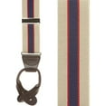 thumbnail image 2 of SuspenderStore Stripes, Dots, And Checked Suspenders - 1.5-Inch Wide Elastic - Button - 3 Sizes, 2 of 4