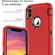 thumbnail image 4 of Entronix Funda Resistente para iPhone X/XS, Triple Capa a Prueba de Golpes y Protección contra Caídas, Color Rojo, 4 of 7