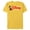 Yellow, variant on Disney Mickey Mouse Race Car Driver Racing Flag Script Logo - Short Sleeve Blended T-Shirt for Adults - Customized-Black