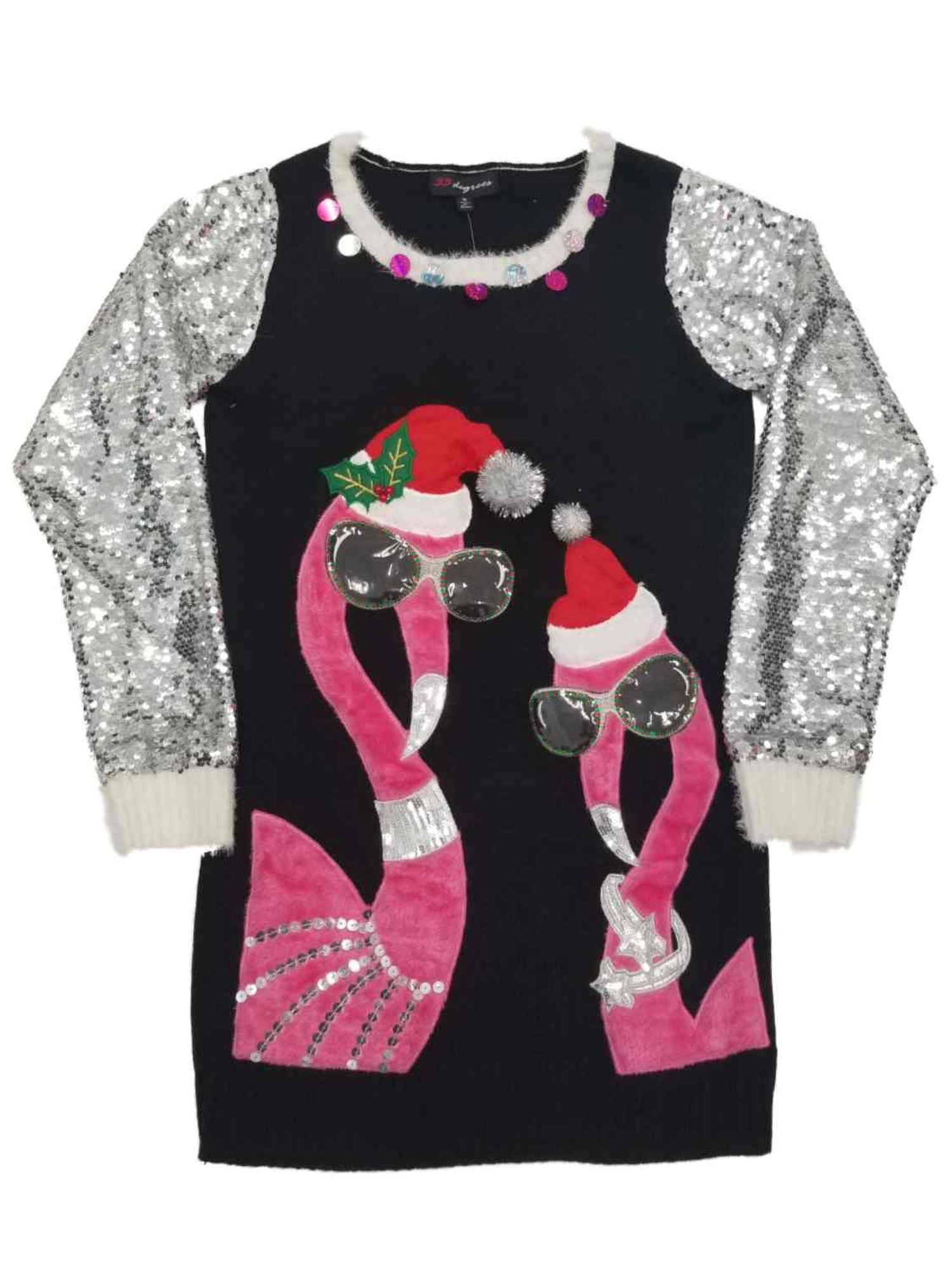 flamingo christmas sweater walmart