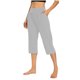 thumbnail image 1 of mfyjkho Pantalones Cortos De Entrenamiento Para Mujer, Pantalones De Yoga Ajustados, Elásticos Y Cómodos De Secado Rápido Para Mujer Pantalones Cortos Para Mujer L, 1 of 9