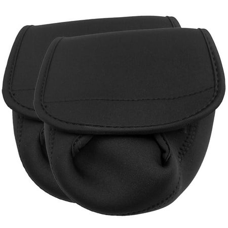 Fishing Reel Cover 2Pcs Fishing Reel Storage Bag Bait Casting Reel Protective Cover Sea Fishing Reel Protector Pouch