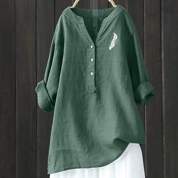 ICHUANYI Clearance Women's Fashion Casual T-Shirt Short Sleeve V-Neck Sweatshirt Tops Blouse(Green, XXL) ICHUANYI WER2023081004913