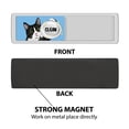 thumbnail image 4 of WIRESTER Plastic Clean and Dirty Dishwasher Magnet Sign Slide Magnet, Black White Tuxedo Cat, 4 of 6