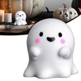 thumbnail image 5 of Clearance Under $1 Cute Resin Bald Ghost Figurine with Witch Hat Halloween Decor, 5 of 5