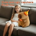 thumbnail image 3 of 11.8Inch Capybara Plush Doll Plush Stuffed Toys Soft Throw Pillow Decorations, Kids Birthday Party Preferred Gift for Holidays, Birthdays, 3 of 5