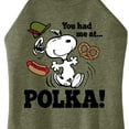 thumbnail image 3 of Peanuts - You Had Me At Polka - Juniors High Neck Tank Top, 3 of 6