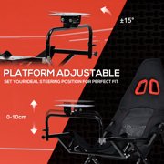 Supllueer Racing Simulator Cockpit x-shaped Belt Seat Foldable Fit for Logitech G923 G920 Fanatec Thrustmaster.Excluding electronic devices