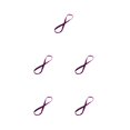 thumbnail image 3 of QualitChoice Bandeau de Sport Extensible Réglable Style Simple Accessoires de Coiffure Élastiques Femmes Hommes pour Yoga Gym Violet 5Set, 3 of 6