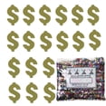 thumbnail image 2 of Confetti Dollar Sign Gold - Half Pound (8 oz) - CCL8891, 2 of 8