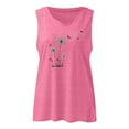 thumbnail image 3 of V Neck Tank Tops for Women Dandelion Print Sleeveless Shirts Spread Kindness Graphic Tees Casual Loose Fit Tunic Tops, 3 of 3