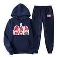 thumbnail image 1 of TIMIFIS Survêtement pour Hommes 2 Pcs à Capuche Ensemble de Sport Décontracté pour Course Jogging - Automne, 1 of 9