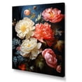 thumbnail image 2 of Designart "Pink Carnations Blooming" Floral Canvas Wall Art - Modern Pink Abstract Floral Hallway Wall Art Decor, 2 of 6