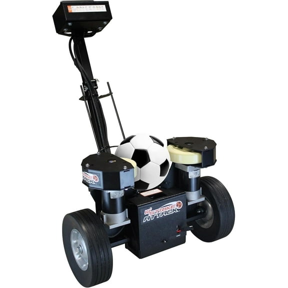 Lil Strike Attack Soccer Ball Throwing Machine (DC Model), Battery and Charger Included, by Sports Attack