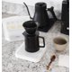 thumbnail image 2 of 500ml pour coffee maker set, premium ceramic v60 dripper and decanter, 1-2 cup home filter coffee maker (black) 26s, 2 of 5