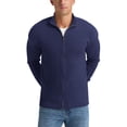 thumbnail image 4 of Iceglad Men's Knit Cardigan Sweater Full Zip Mock Neck Ribbed Long Sleeve Lightweight Knit Jacket, 4 of 11