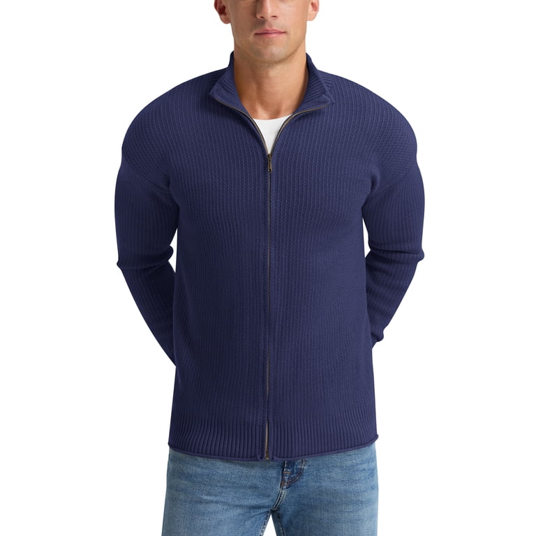Iceglad Men's Knit Cardigan Sweater photo 3