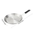 thumbnail image 3 of Portable Foldable Round Hollow Grill Tray With Handle Outdoor BBQ Grill Tray, 3 of 6