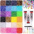 thumbnail image 1 of Resin Jelly Rhinestones for Bedazzling, Colorful DIY Resin Rhinestone Kit, Diamond Painting & Bedazzler Kit for Nails, Books, Crafts, Multicolor Rhinestones, Resin Gems (24COLORS-24000PCS), 1 of 8