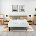 thumbnail image 2 of Foldable Twin Size Bed Frame, 14 Inch Metal Platform Bed Mattress Foundation with Steel Slat Support up to 600lbs, Tool-Free Assembly, No Box Spring Needed, 2 of 9