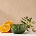 thumbnail image 6 of Allswell Cleanse (Fresh Orange + Sage Leaf + Sea Salt) Scented 1-Wick Organic Blown Jar Spa Candle 8oz., 6 of 14