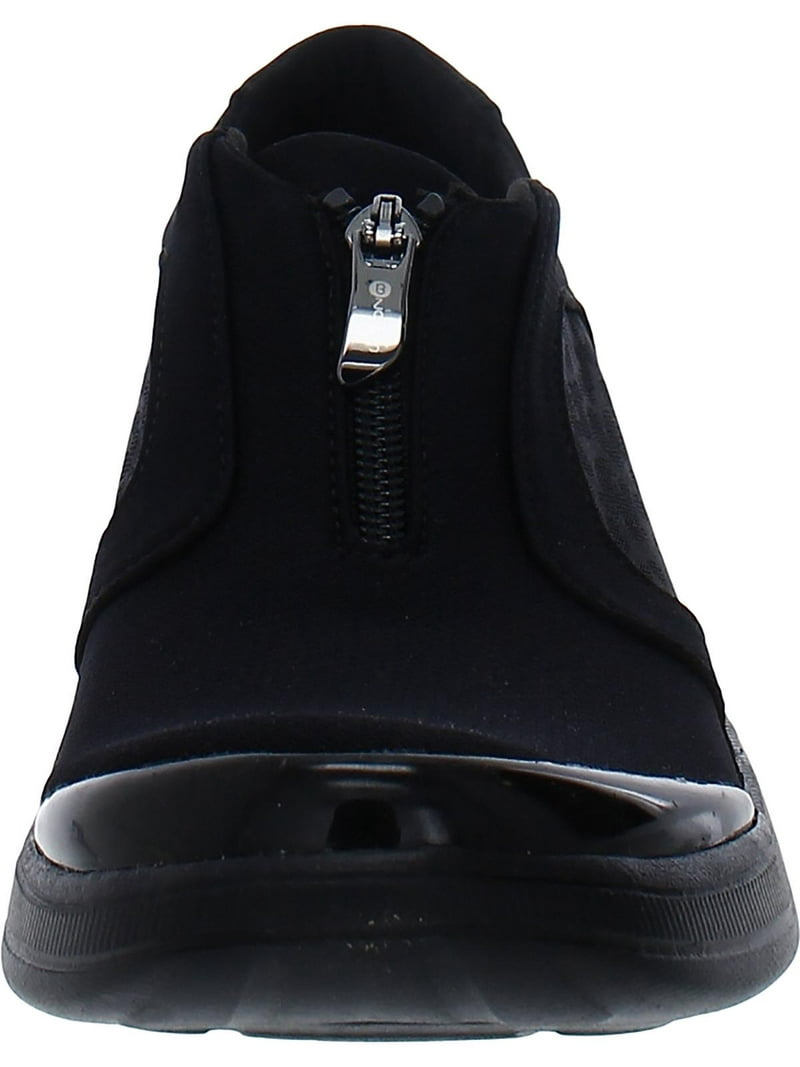 Bzees Women's Florence Washable Slip On Sneakers Shoes Black Size