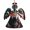 Angel Shape, variant on American Wolf USA Flag Wooden Christmas Ornament Angel Shape,Xmas Tree Hanging Decoration 6 PCS
