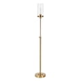 thumbnail image 1 of Henn&Hart 11" Brass Metal/Glass Floor Lamp, 1 of 11