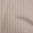 thumbnail image 1 of oneOone Silk Tabby Brown Fabric Asian Geometric Sewing Craft Projects Fabric Prints By Yard 42 Inch Wide, 1 of 4