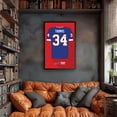 thumbnail image 2 of Thurman Thomas Buffalo Bills Framed 27" x 39" Retired Jersey Art Print, 2 of 3