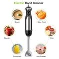 thumbnail image 4 of Wancle Immersion Hand Blender, Electric 16 Speed 5-in-1 Multi-Function Handheld Stick Blender with Attachments,Stick Mixer with Beaker , Chopper, Milk Frother, Egg Whisk for Food, Smoothies, 4 of 7