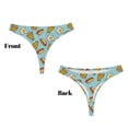 thumbnail image 3 of Fotbe Hot Dog Pizza Tanga Sin Costuras para Mujer con Estampado – Panties Invisibles, Transpirables y Cómodos para Uso Diario-XX-Large, 3 of 6
