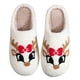thumbnail image 1 of Zapatos Casa Sin Cordones Felpa Piel Esponjosa Dibujos Animados Renos para Invierno en Interiores, 1 of 9